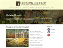 Tablet Screenshot of christiansimplicity.com